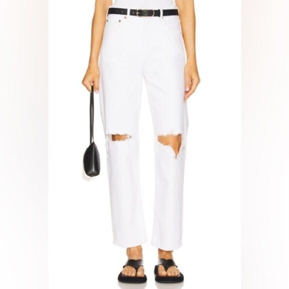 Agolde NWT 90's Mid Rise Loose in Cloudburst Size 32 - Picture 1 of 6